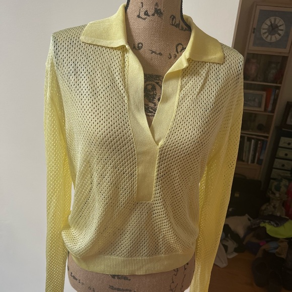 Tibi Yellow Knitted Sweater - Picture 4 of 4